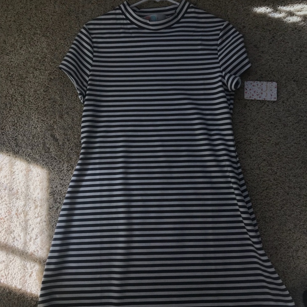 Striped Skater Dress